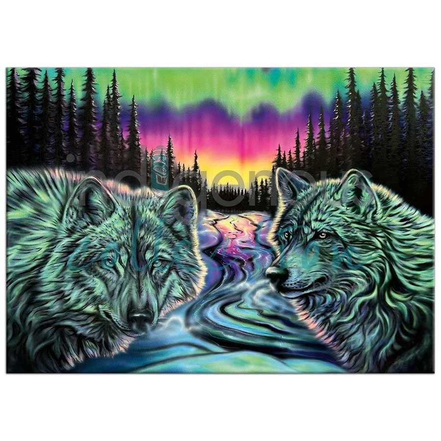 Sky Dance - Wild Harmony Magnet by artist Amy Keller-Rempp. Indigenous Collection.