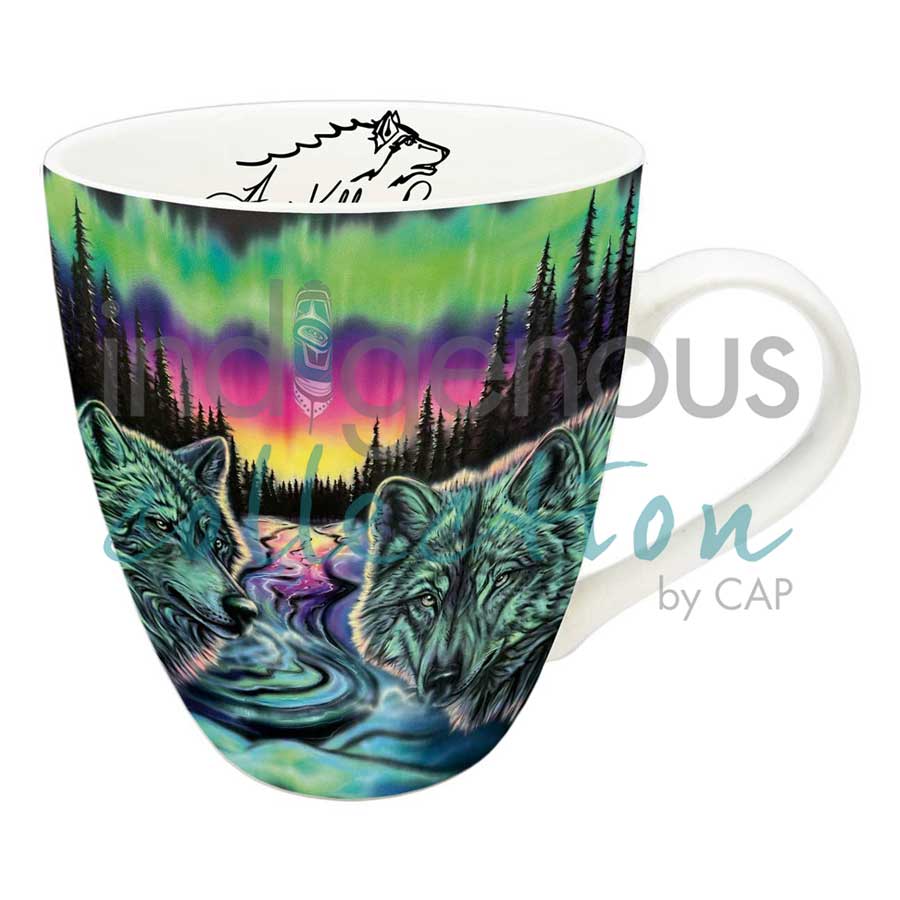 Sky Dance - Wild Harmony Signature Mug by artist Amy Keller-Rempp. Indigenous Collection.