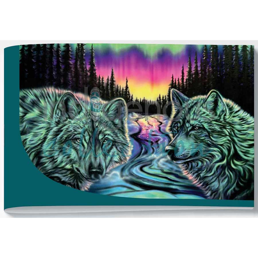 Sky Dance - Wild Harmony Signature Notebook by artist Amy Keller-Rempp. Indigenous Collection.