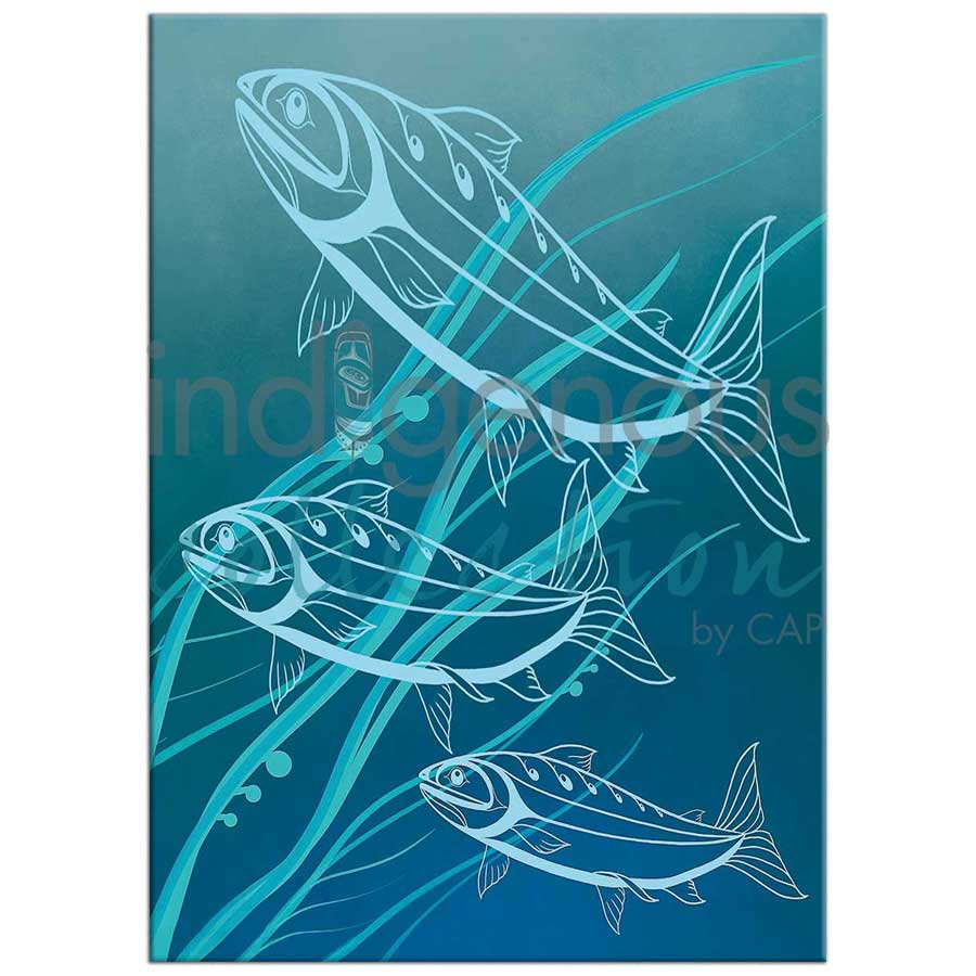 Return Magnet by artist Jessica McCallum-Miller (Hlox Majagalee). Indigenous Collection.
