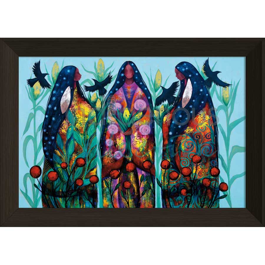 Three Sisters by artist Jackie Traverse - Anishinaabe. Indigenous Collection