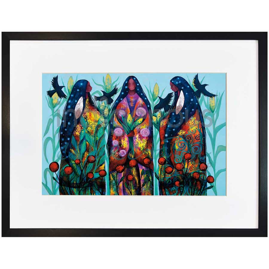 Three Sisters by artist Jackie Traverse - Anishinaabe. Indigenous Collection