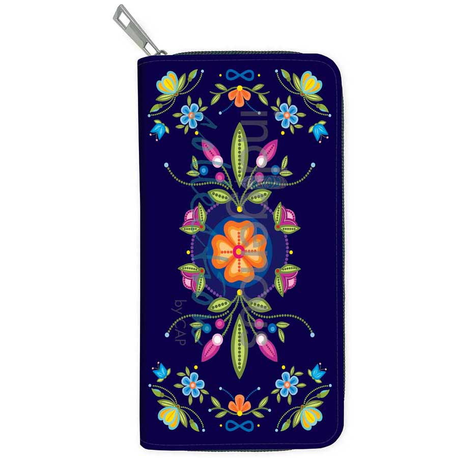 Amethyst Embossed Wallet by artist Lisa Berry