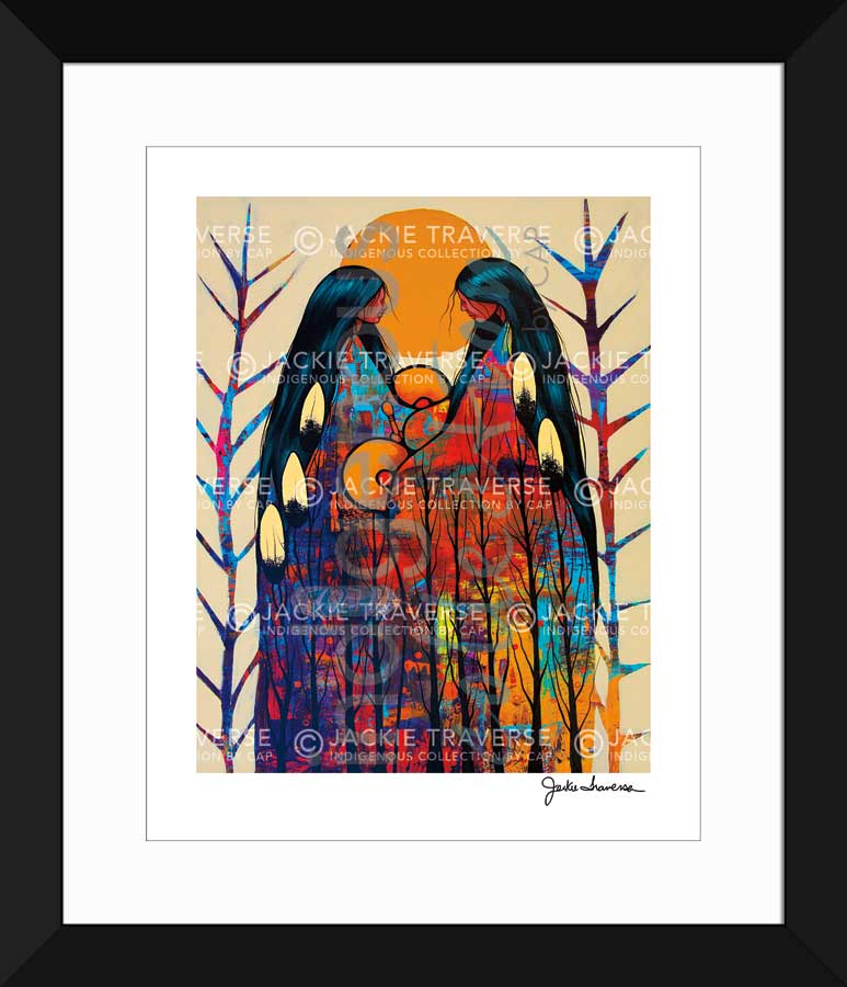 Spirits of the Drum Limited Edition by artist Jackie Traverse