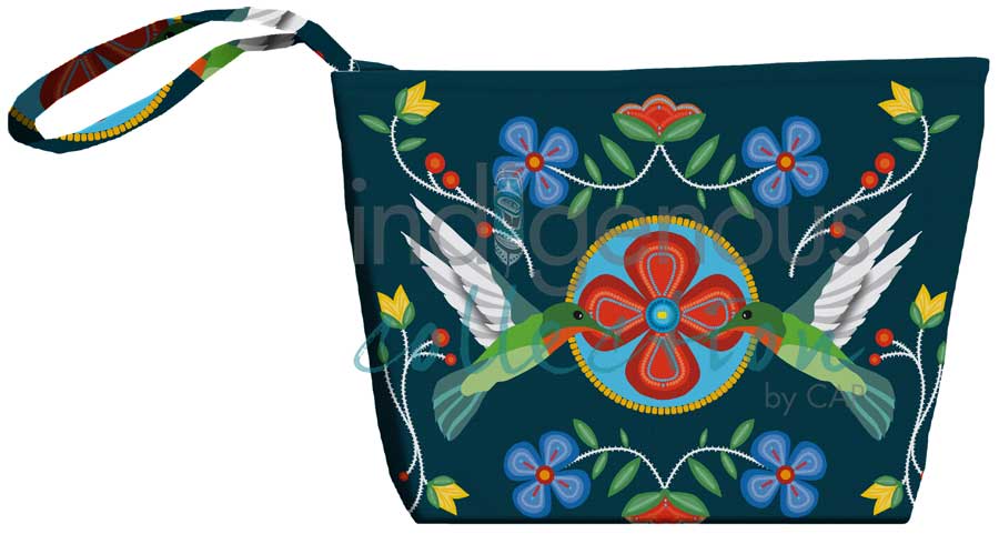 Hummingbirds Small Tote Bag by artist Lisa Berry - Métis