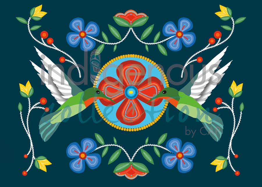 Hummingbirds by artist Lisa Berry