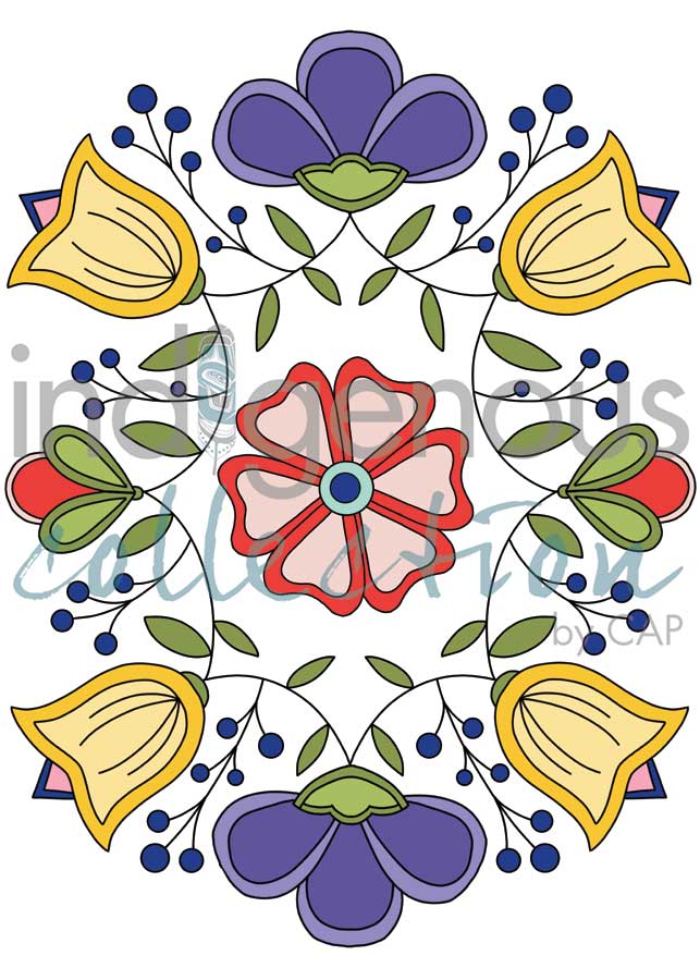Floral II by artist Lisa Berry