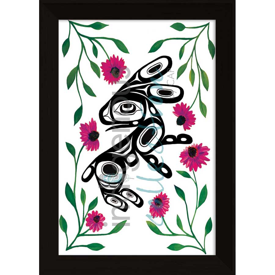 Rabbit Medicine by artist Carmen Redunante - Nisga'a. Indigenous Collection