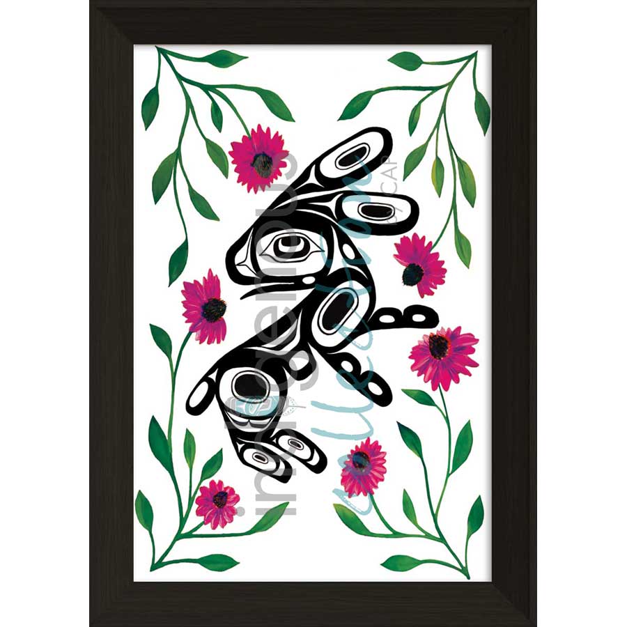 Rabbit Medicine by artist Carmen Redunante - Nisga'a. Indigenous Collection