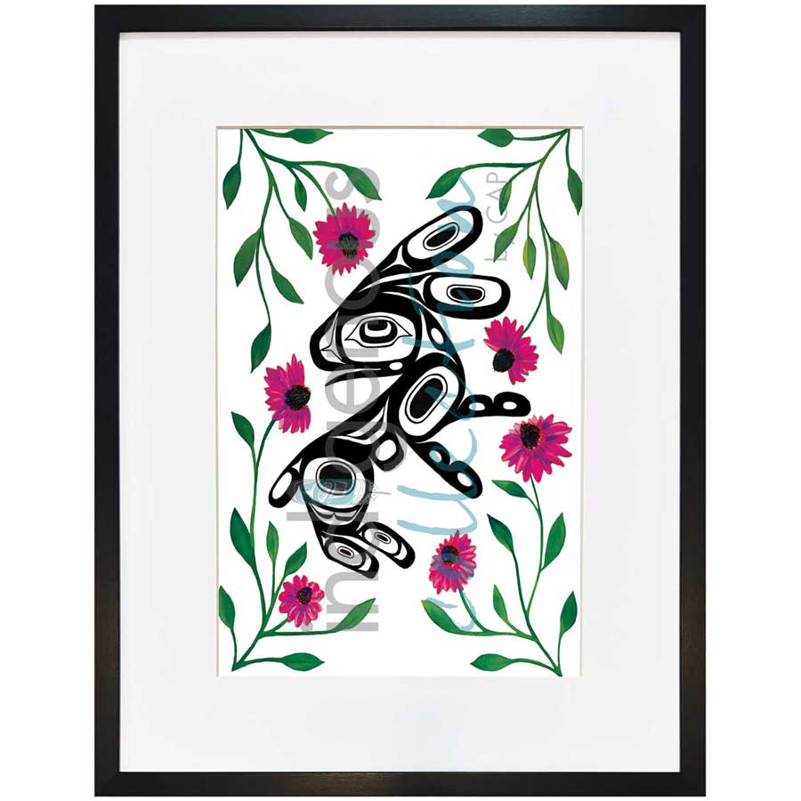 Rabbit Medicine by artist Carmen Redunante - Nisga'a. Indigenous Collection