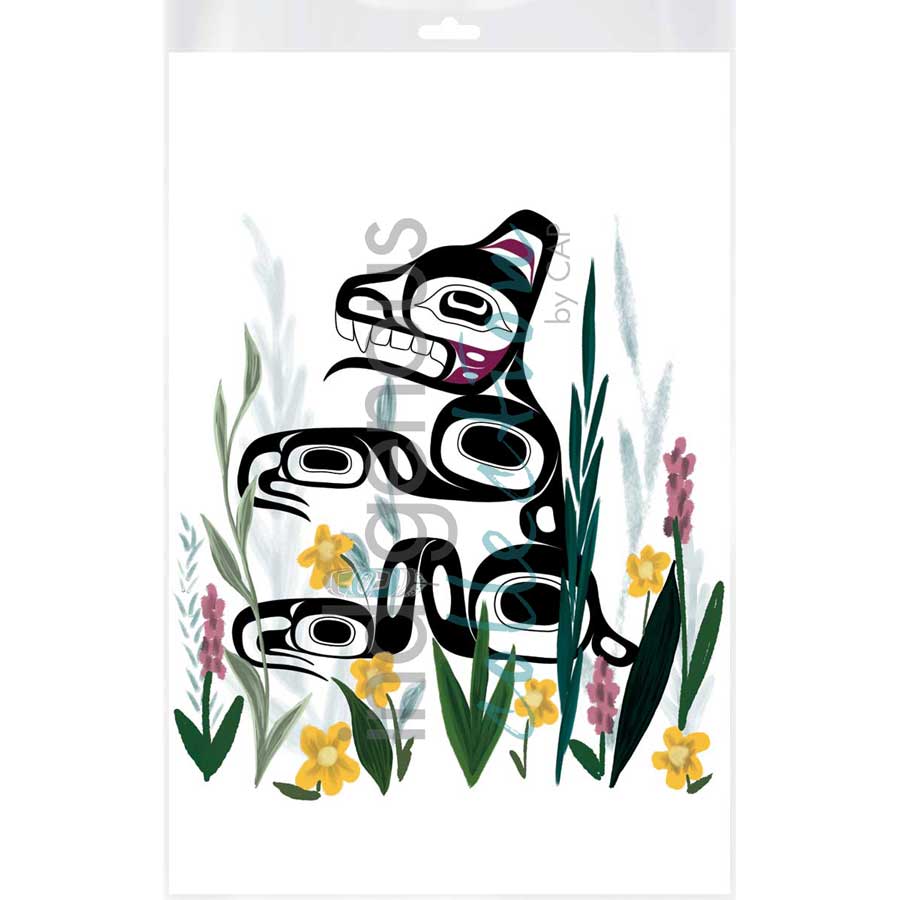Black Bear by artist Carmen Redunante - Nisga'a. Indigenous Collection