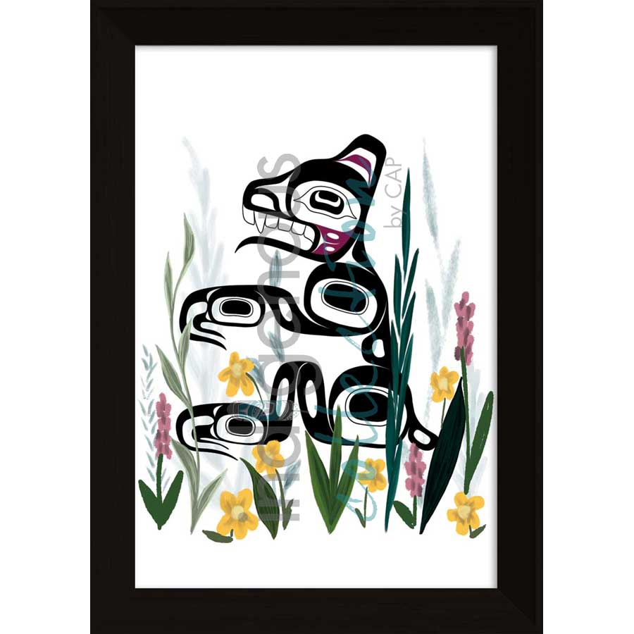 Black Bear by artist Carmen Redunante - Nisga'a. Indigenous Collection