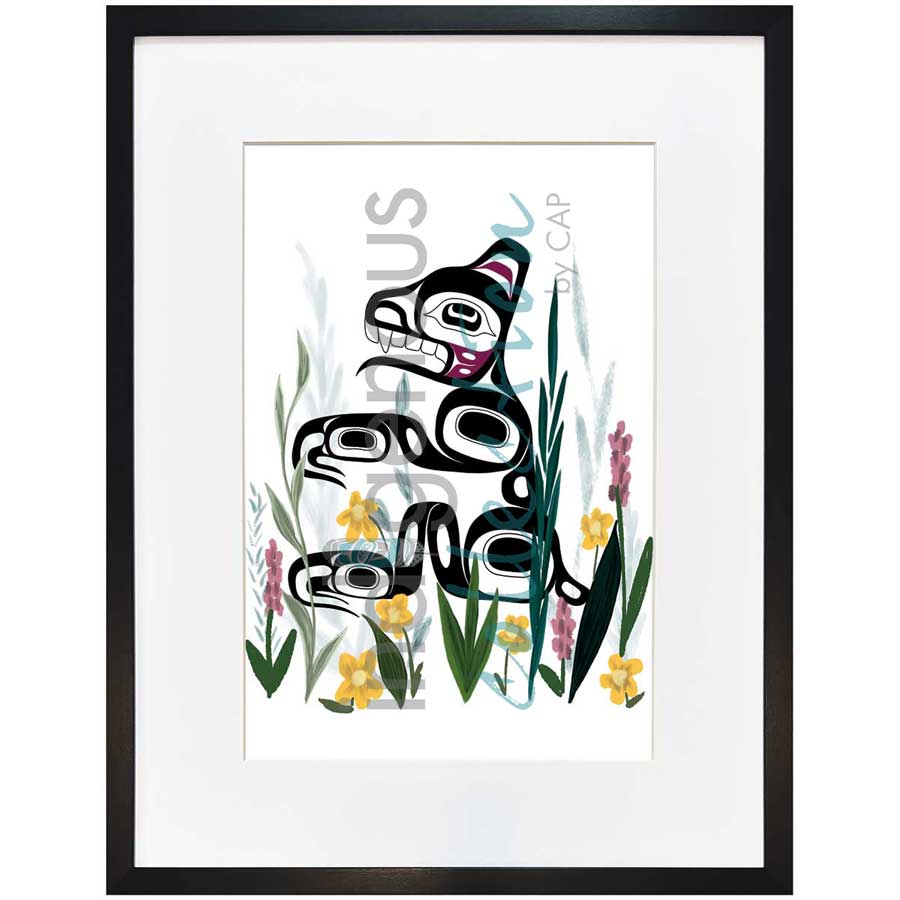 Black Bear by artist Carmen Redunante - Nisga'a. Indigenous Collection