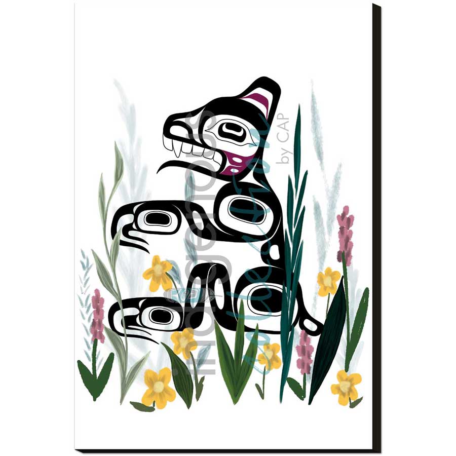 Black Bear by artist Carmen Redunante - Nisga'a. Indigenous Collection