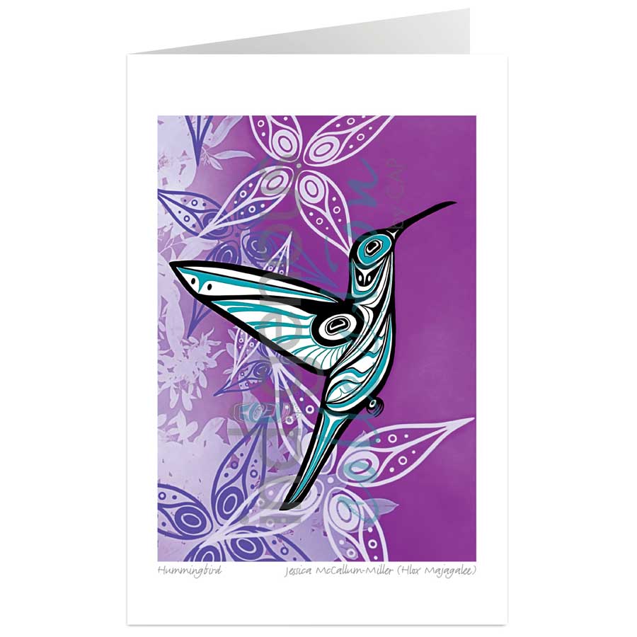 Hummingbird by artist Jessica McCallum-Miller (Hlox Majagalee)