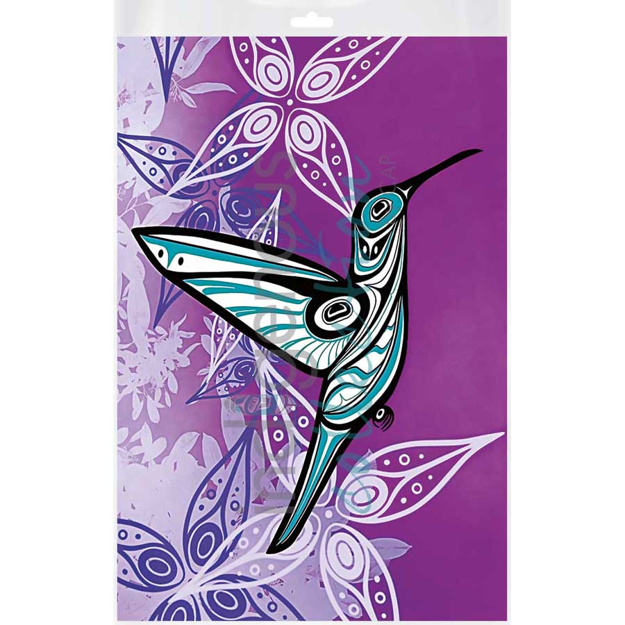 Hummingbird by artist Jessica McCallum-Miller (Hlox Majagalee) - Gitksan. Indigenous Collection