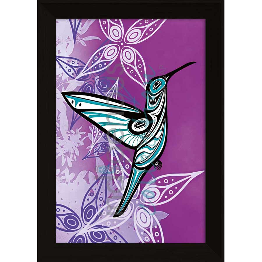 Hummingbird by artist Jessica McCallum-Miller (Hlox Majagalee) - Gitksan. Indigenous Collection