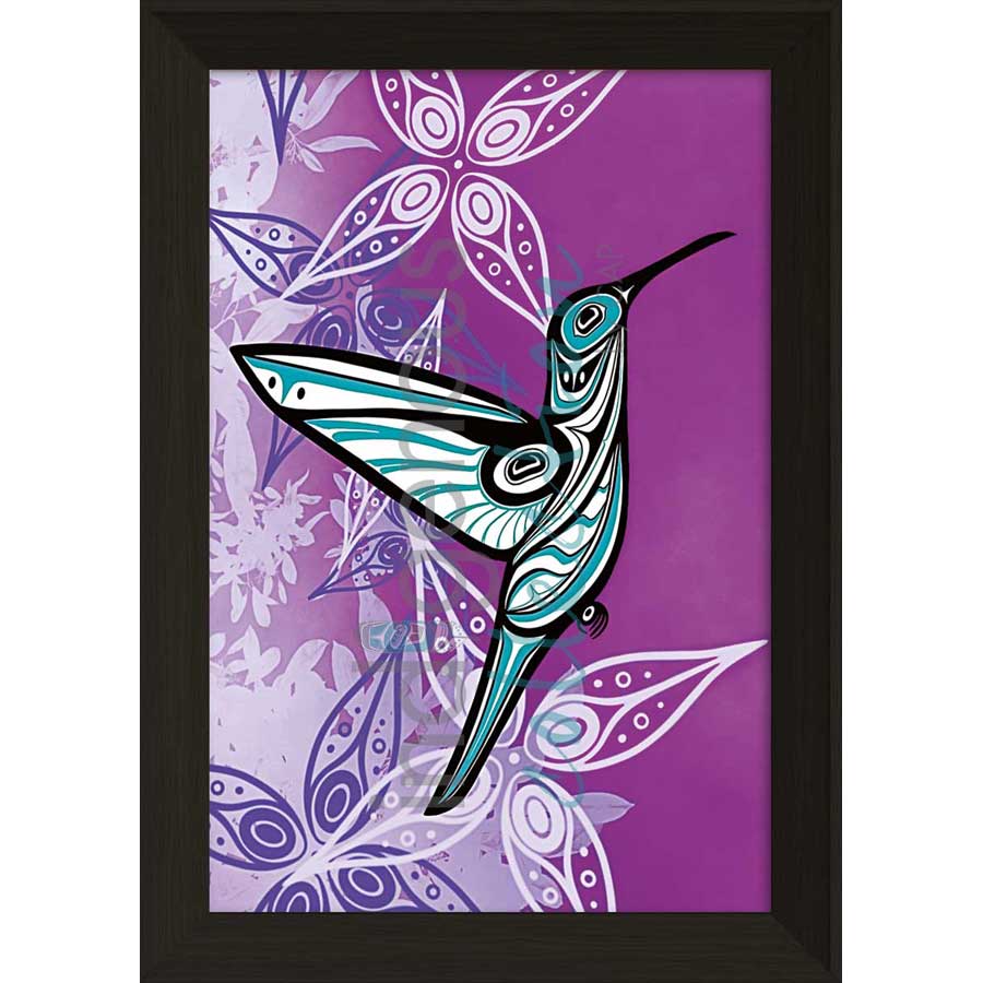 Hummingbird by artist Jessica McCallum-Miller (Hlox Majagalee) - Gitksan. Indigenous Collection