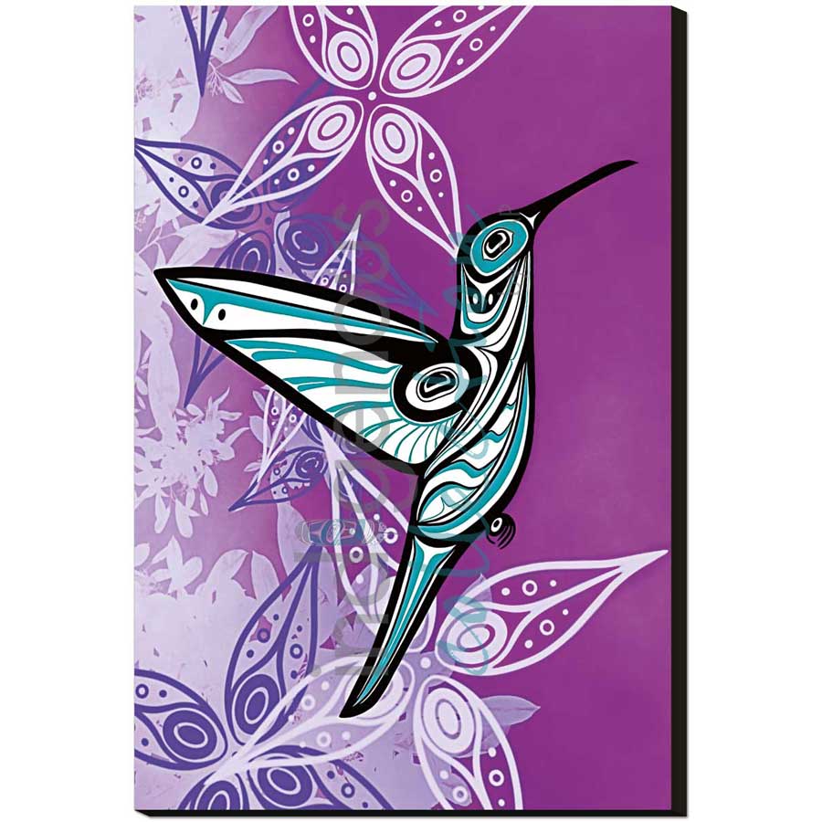 Hummingbird by artist Jessica McCallum-Miller (Hlox Majagalee) - Gitksan. Indigenous Collection
