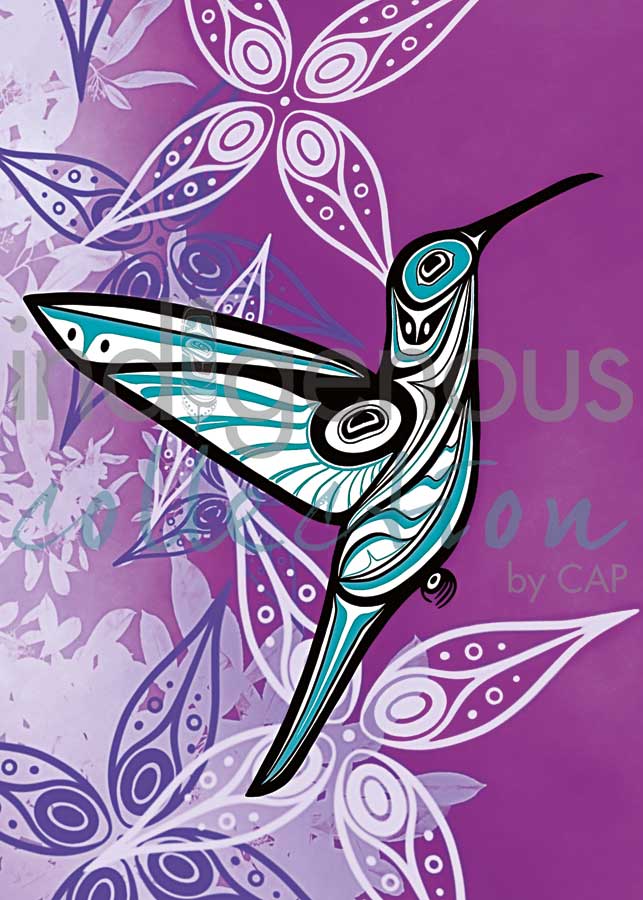 Hummingbird by artist Jessica McCallum-Miller (Hlox Majagalee)