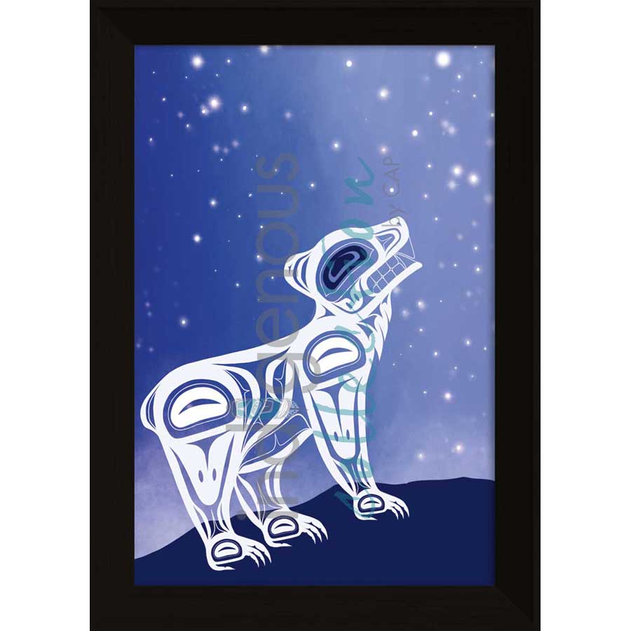 Bear in the Spirit World by artist Jessica McCallum-Miller (Hlox Majagalee) - Gitksan. Indigenous Collection