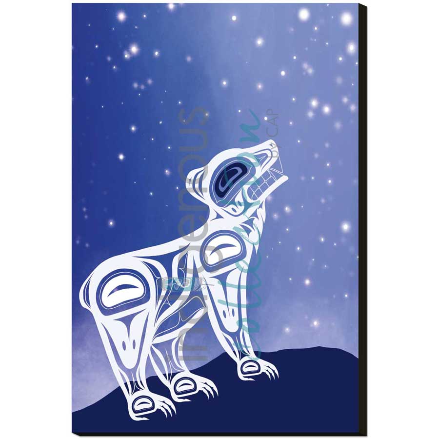 Bear in the Spirit World by artist Jessica McCallum-Miller (Hlox Majagalee) - Gitksan. Indigenous Collection