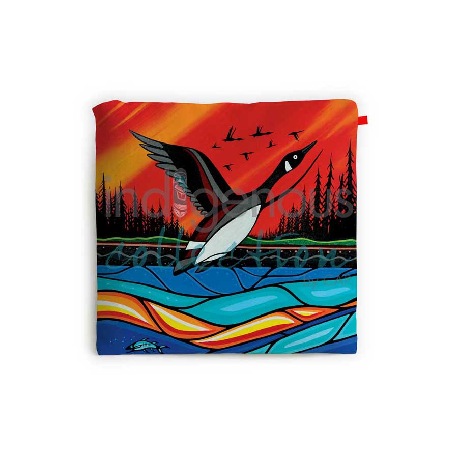 Canadian Geese in Flight Reusable Shopping Bag