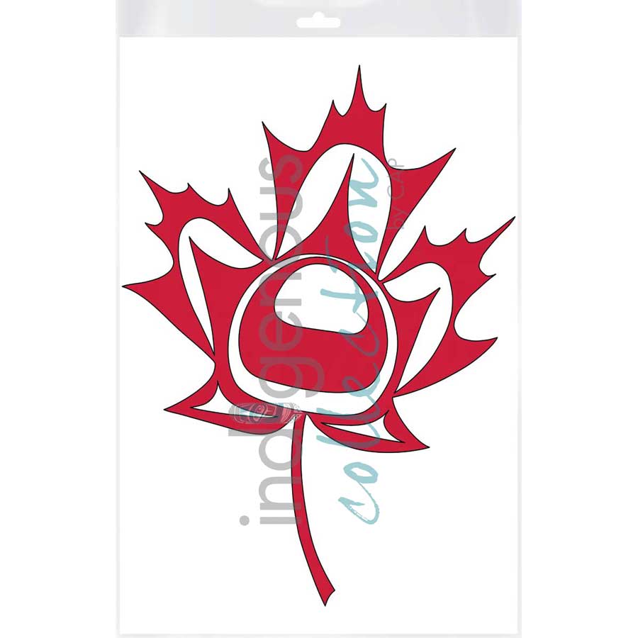 Oh Canada by artist Angela Kimble - Coast Salish / Nuu-Chah-Nulth. Indigenous Collection