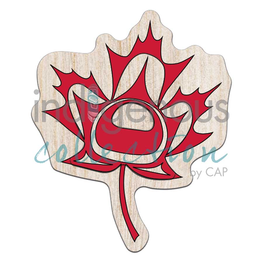 Oh Canada 3D Magnets by artist Angela Kimble. Indigenous Collection.