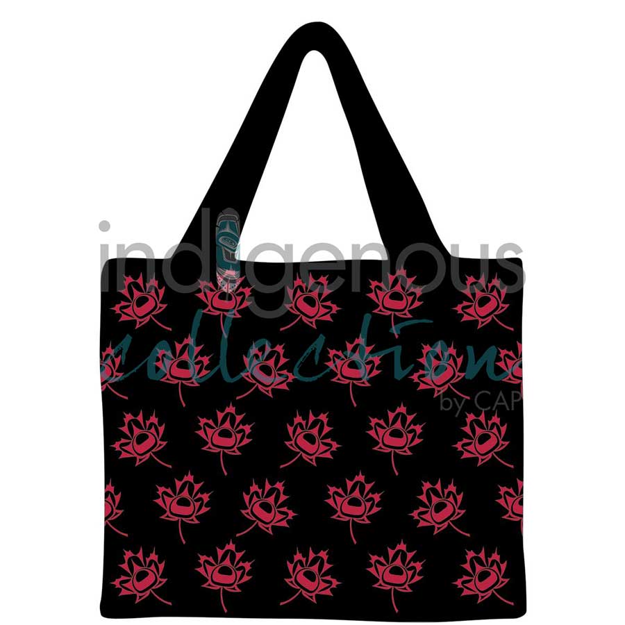 Oh Canada Reusable Shopping Bag by artist Angela Kimble. Indigenous Collection.