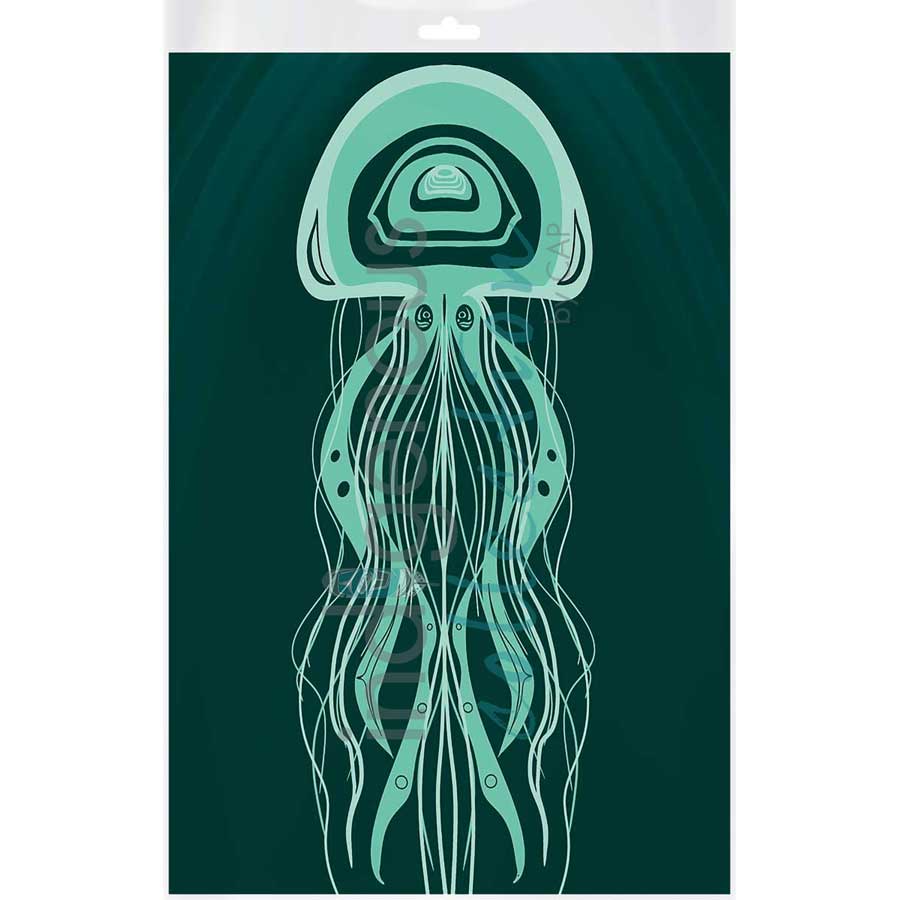 Jellyfish by artist Jessica McCallum-Miller (Hlox Majagalee) - Gitksan. Indigenous Collection