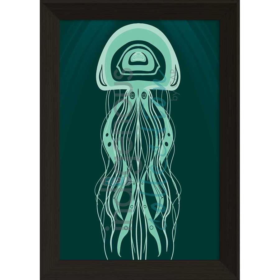 Jellyfish by artist Jessica McCallum-Miller (Hlox Majagalee) - Gitksan. Indigenous Collection