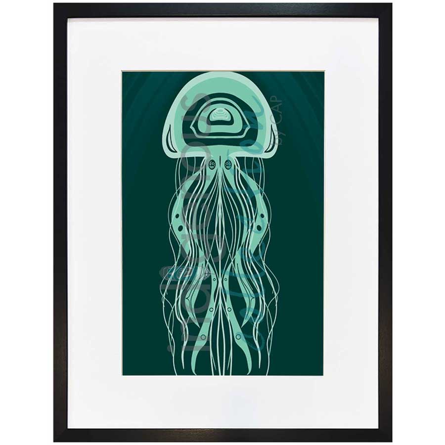 Jellyfish by artist Jessica McCallum-Miller (Hlox Majagalee) - Gitksan. Indigenous Collection
