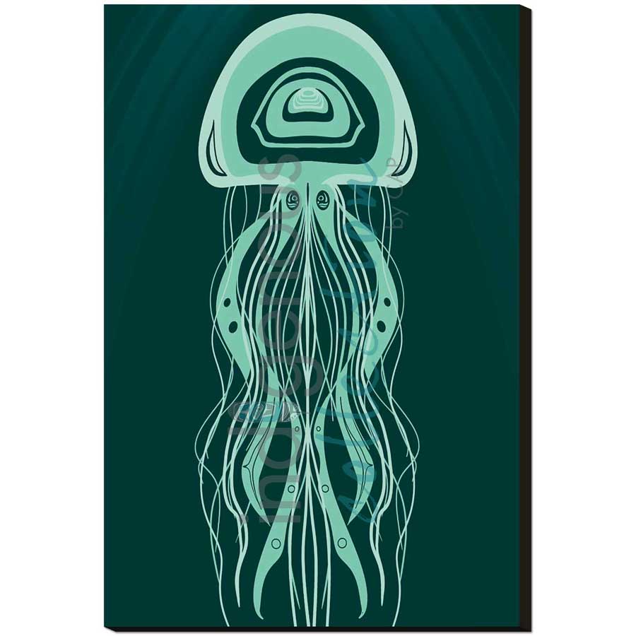 Jellyfish by artist Jessica McCallum-Miller (Hlox Majagalee) - Gitksan. Indigenous Collection
