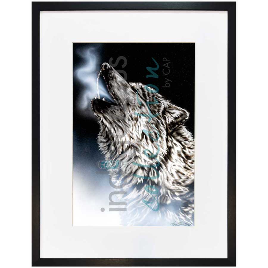 Northern Howl by artist Amy Keller-Rempp - Mohawk. Indigenous Collection