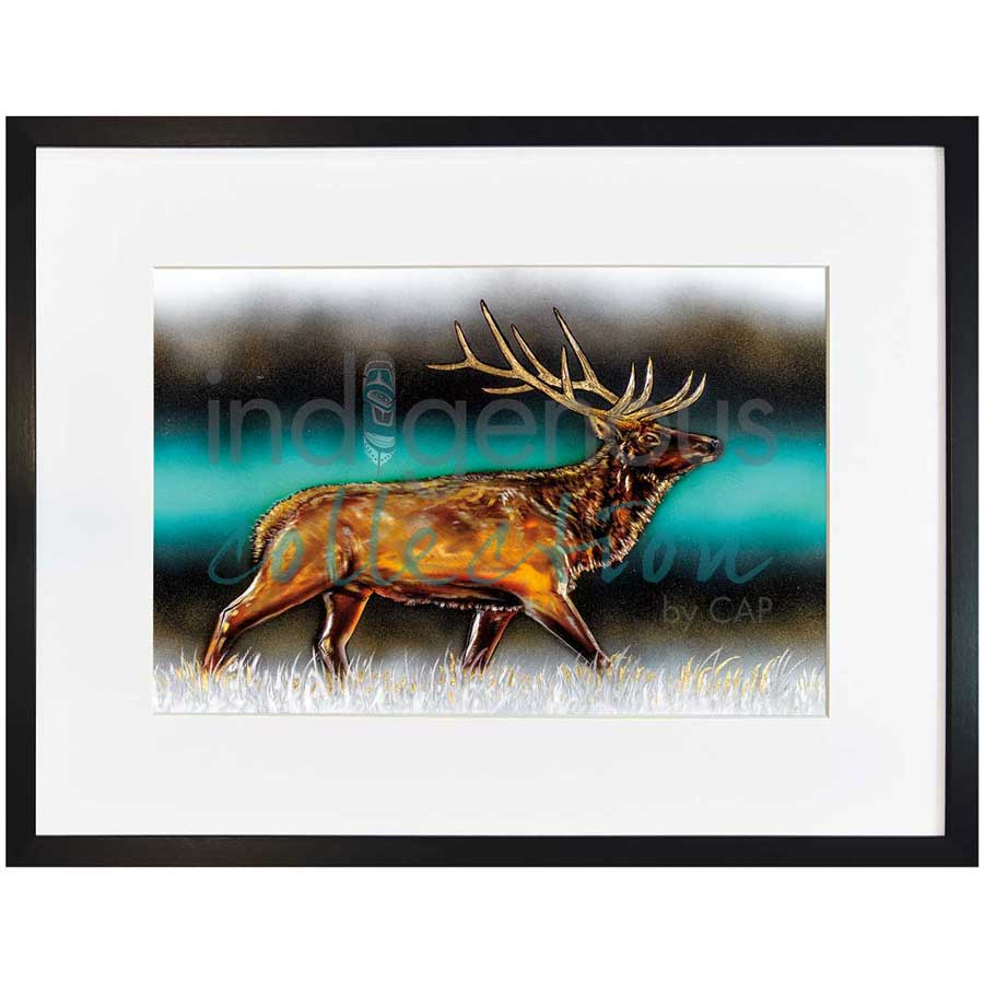 Wapiti Winds by artist Amy Keller-Rempp - Mohawk. Indigenous Collection