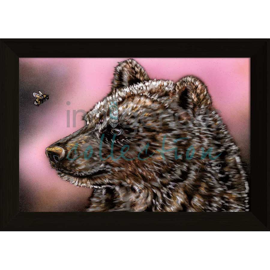 Bee Curious by artist Amy Keller-Rempp - Mohawk. Indigenous Collection