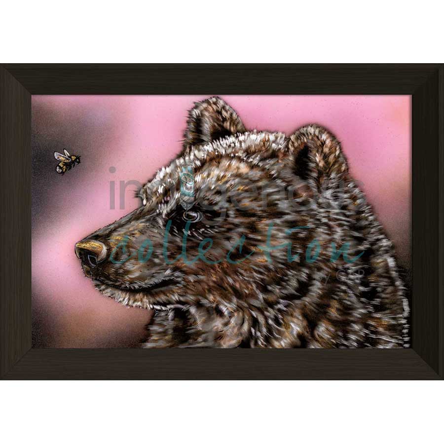 Bee Curious by artist Amy Keller-Rempp - Mohawk. Indigenous Collection