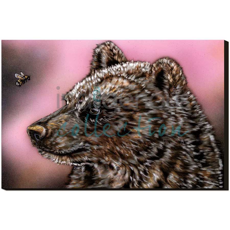 Bee Curious by artist Amy Keller-Rempp - Mohawk. Indigenous Collection