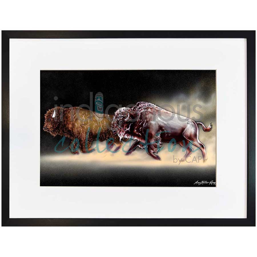 Thunder Valley by artist Amy Keller-Rempp - Mohawk. Indigenous Collection