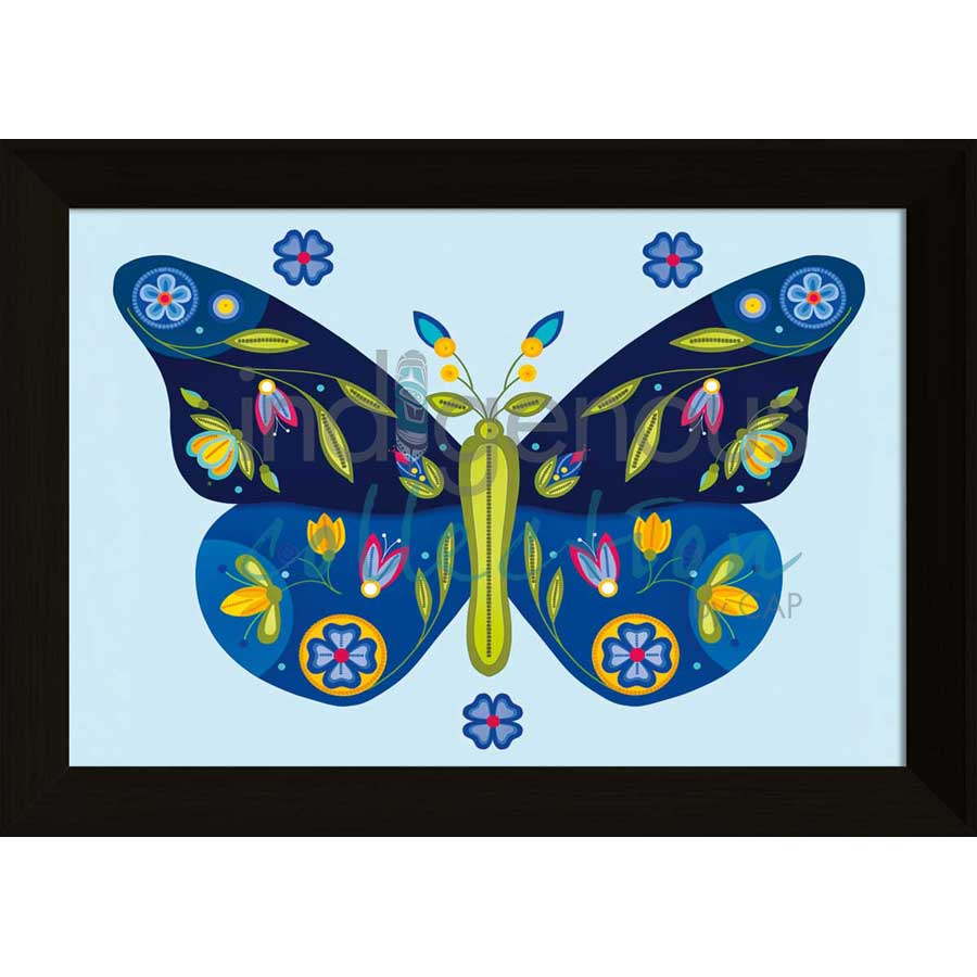 Butterfly by artist Lisa Berry - Métis. Indigenous Collection