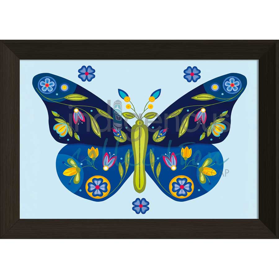Butterfly by artist Lisa Berry - Métis. Indigenous Collection