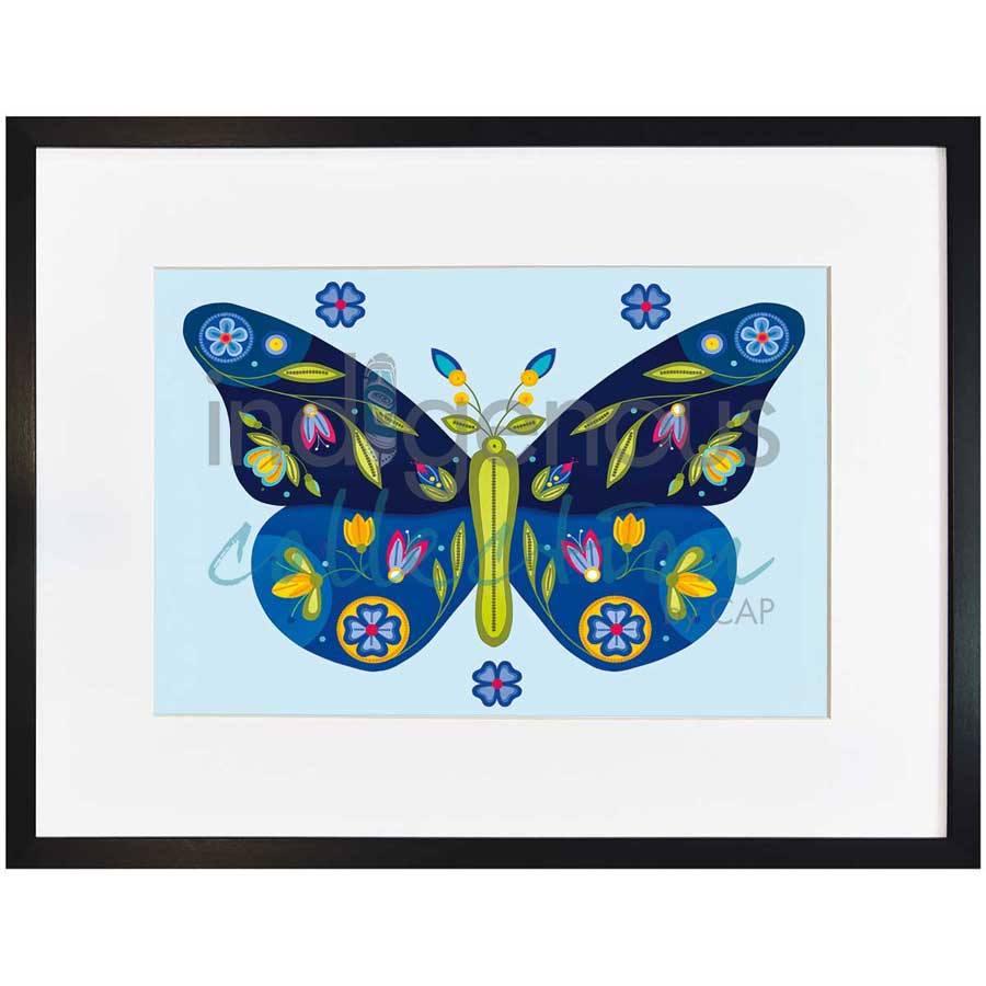 Butterfly by artist Lisa Berry - Métis. Indigenous Collection