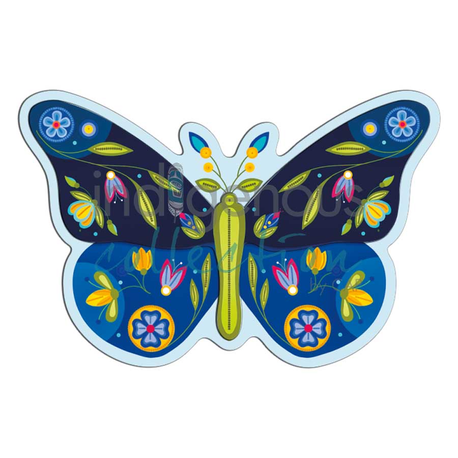 Butterfly 3D Magnets by artist Lisa Berry. Indigenous Collection.