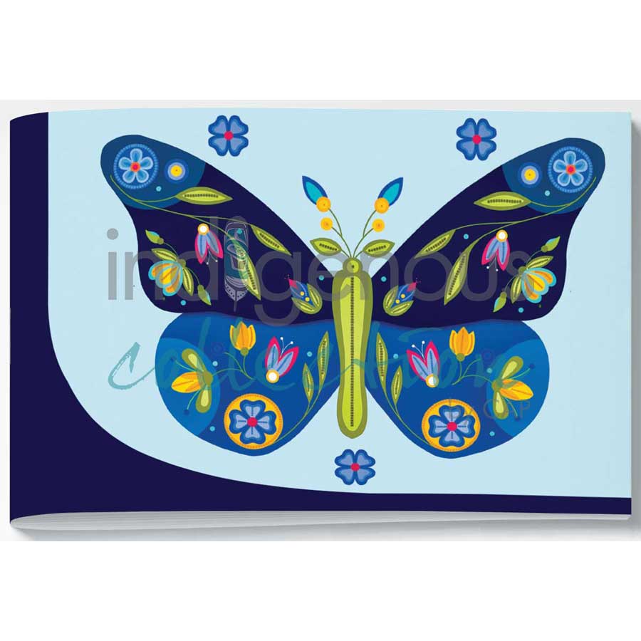 Butterfly Signature Notebook by artist Lisa Berry. Indigenous Collection.