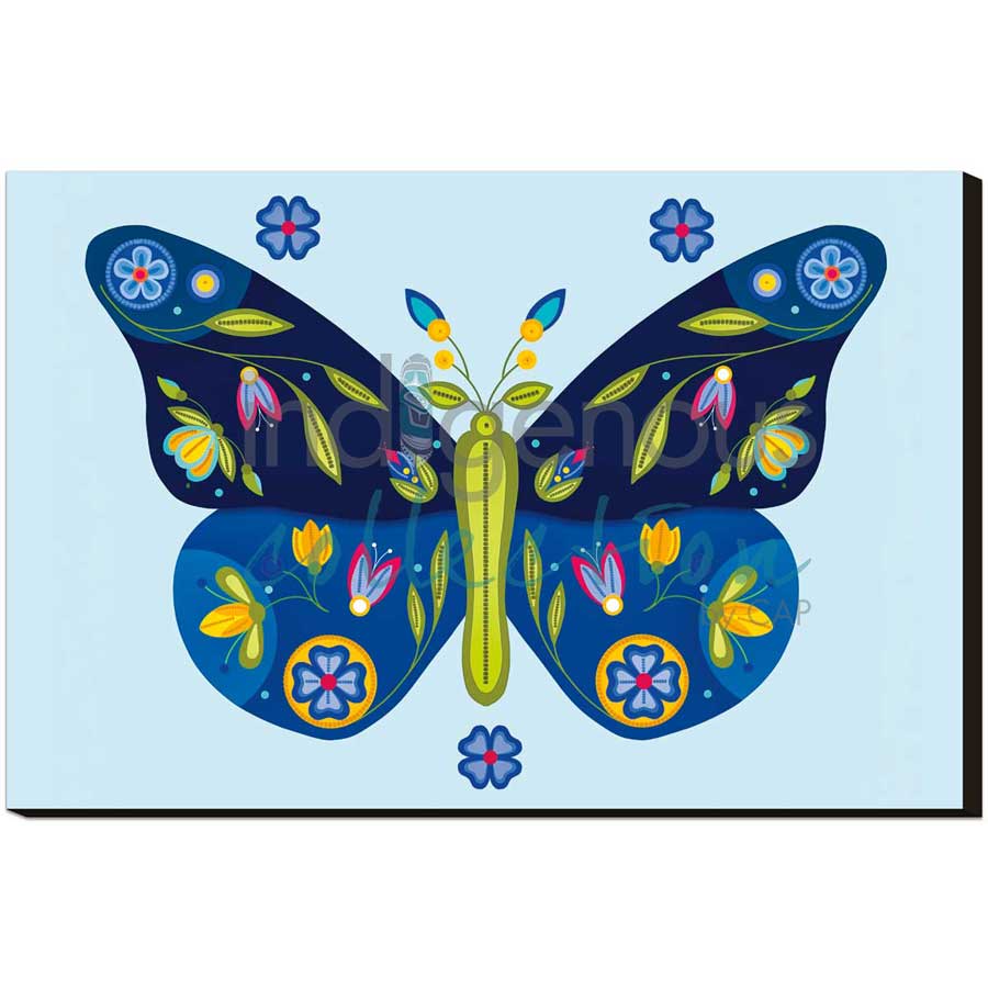 Butterfly by artist Lisa Berry - Métis. Indigenous Collection