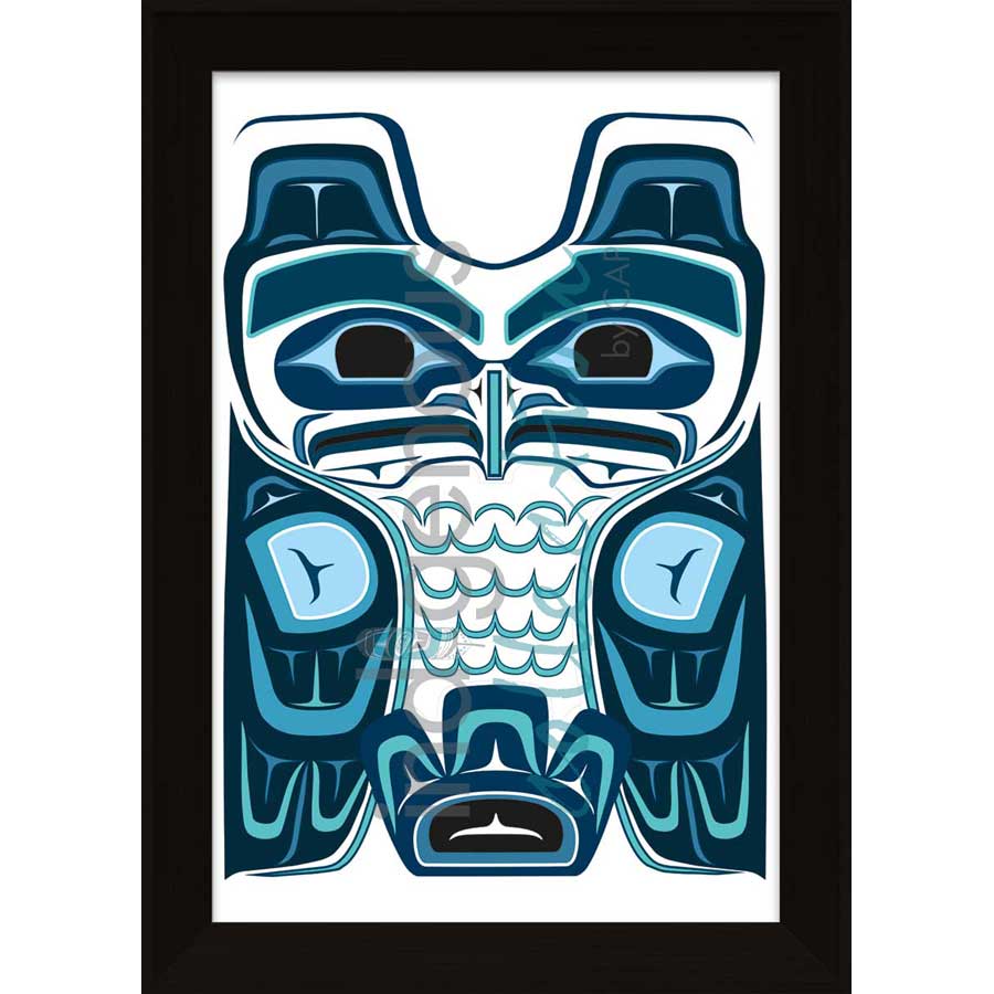 Haida Eagle III by artist Clarence Mills - Haida. Indigenous Collection
