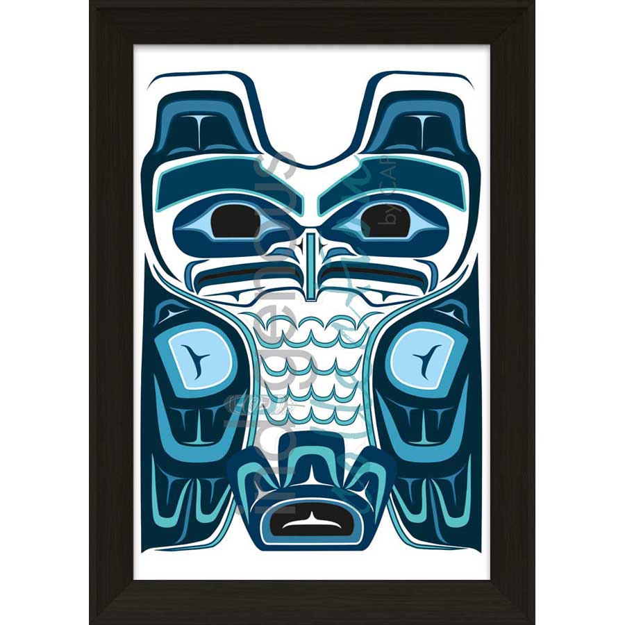 Haida Eagle III by artist Clarence Mills - Haida. Indigenous Collection