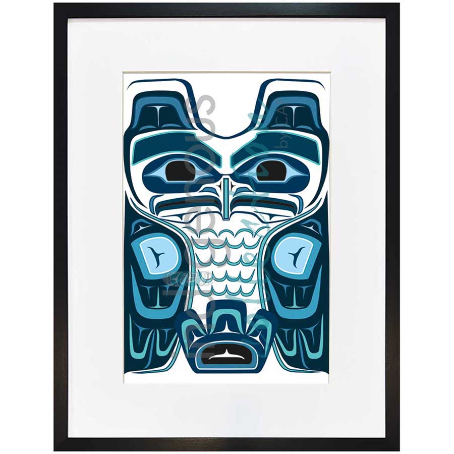 Haida Eagle III by artist Clarence Mills - Haida. Indigenous Collection