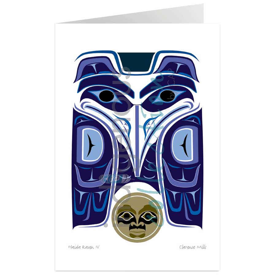Haida Raven IV by artist Clarence Mills